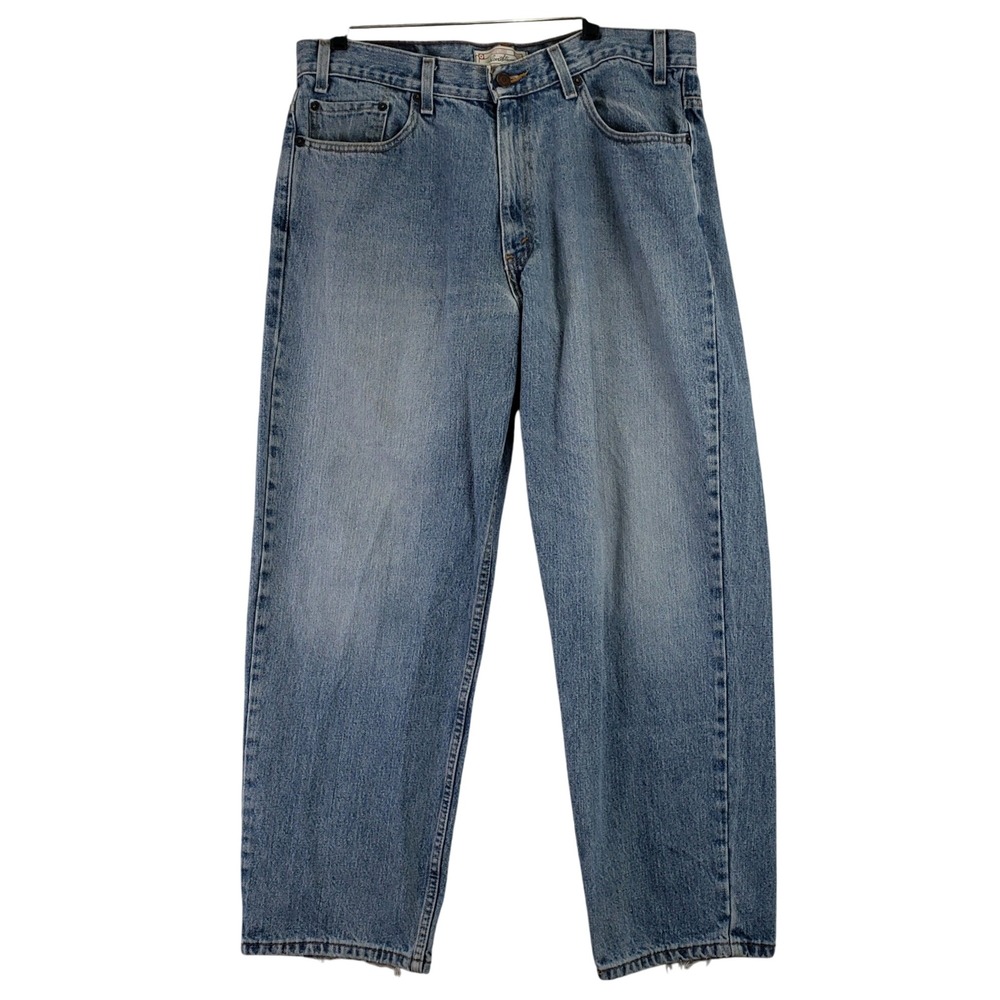 Levi Strauss Signature Loose Jeans Mens 38x30 (Fits 36x29) Blue Baggy Y2K